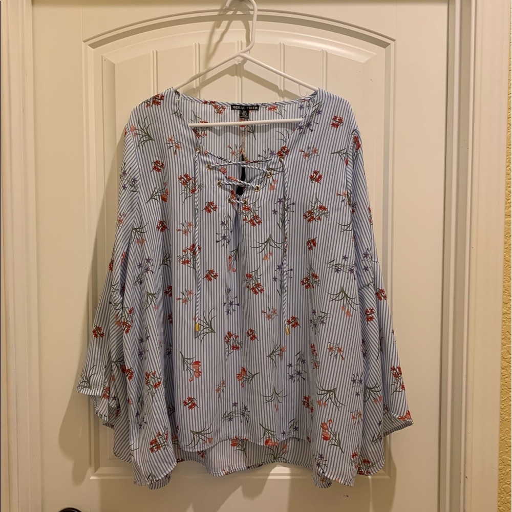 Moral Fiber New Plus Size 3X Blouse